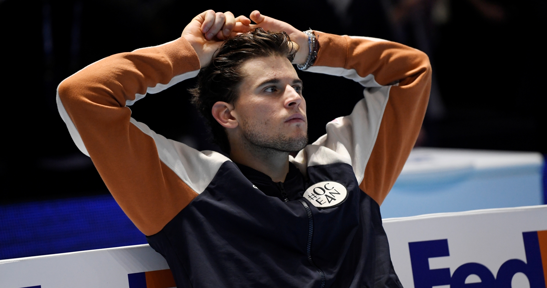 Dominic Thiem, after his 2019 ATP Finals final defeat