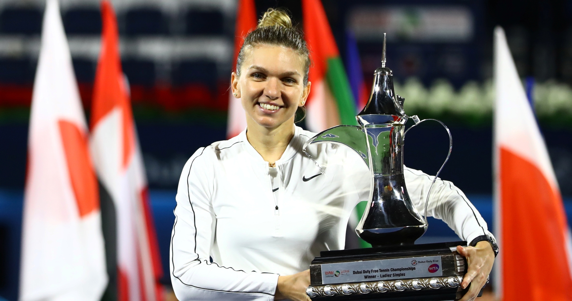 Simona Halep, 2020 Dubai champion