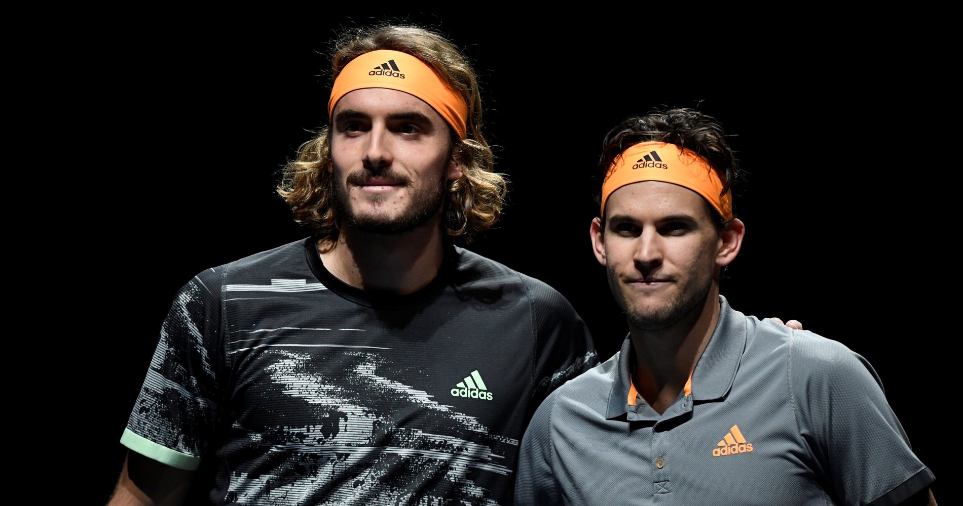 Stefanos Tsitsipas and Dominic Thiem, ATP Finals 2019