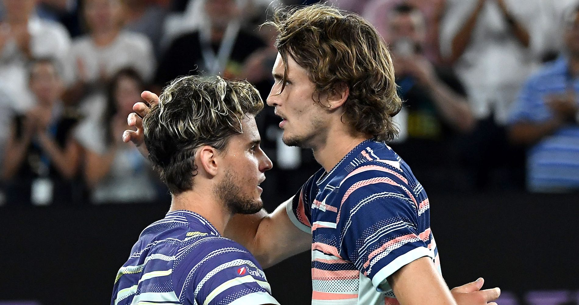 Dominic Thiem and Alexander Zverev, Australien Open, 2020