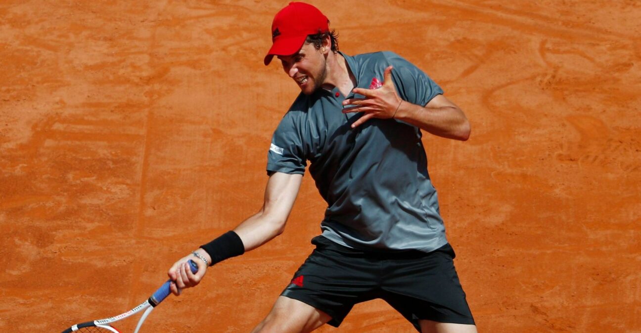 Dominic Thiem at Rome in 2021