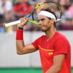 Rafael Nadal at the Rio Olympics in 2016