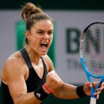 Maria Sakkari at Roland-Garros in 2021