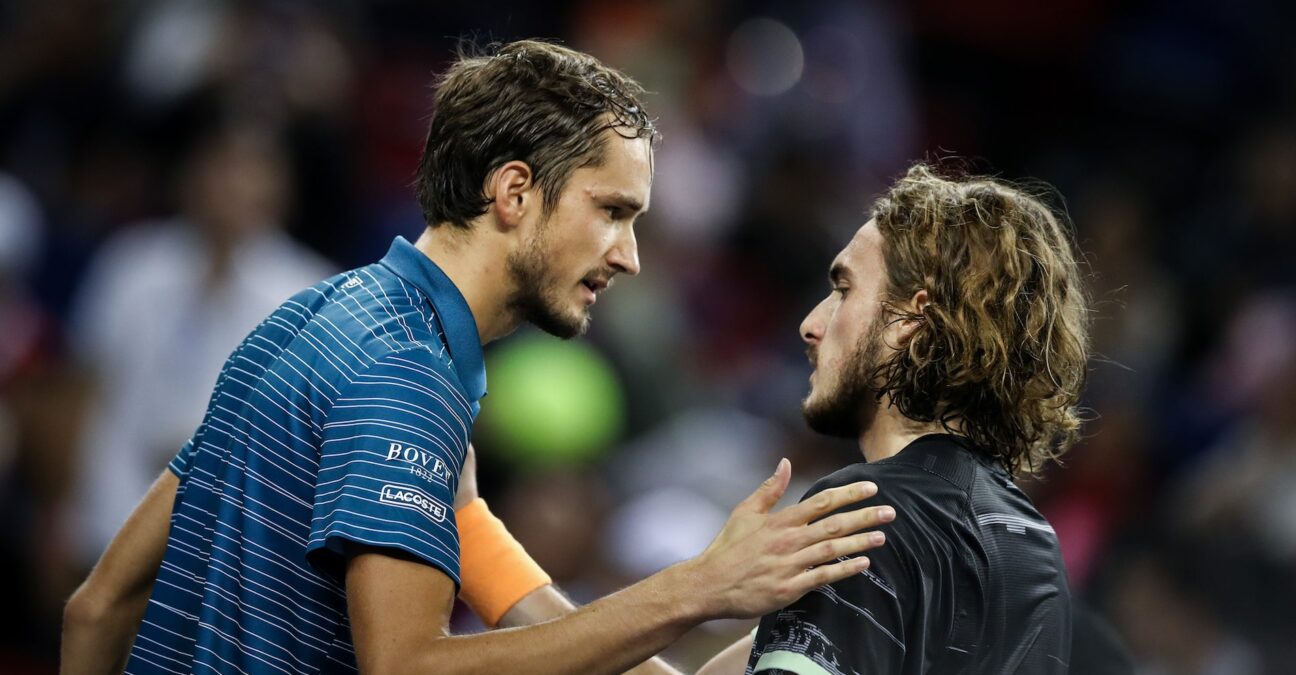 Daniil Medvedev and Stefanos Tsitsipas, 2019