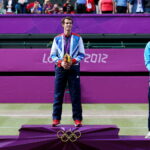 Federer, Murray et del Potro sur le podium olympique de 2012