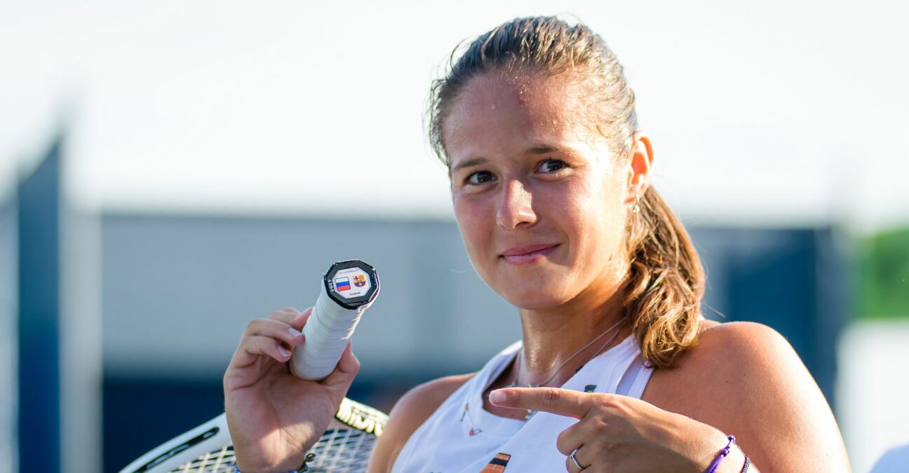 Daria Kasatkina of Russia during practice of the 2021 Western & Southern Open WTA 1000 tennis tournament