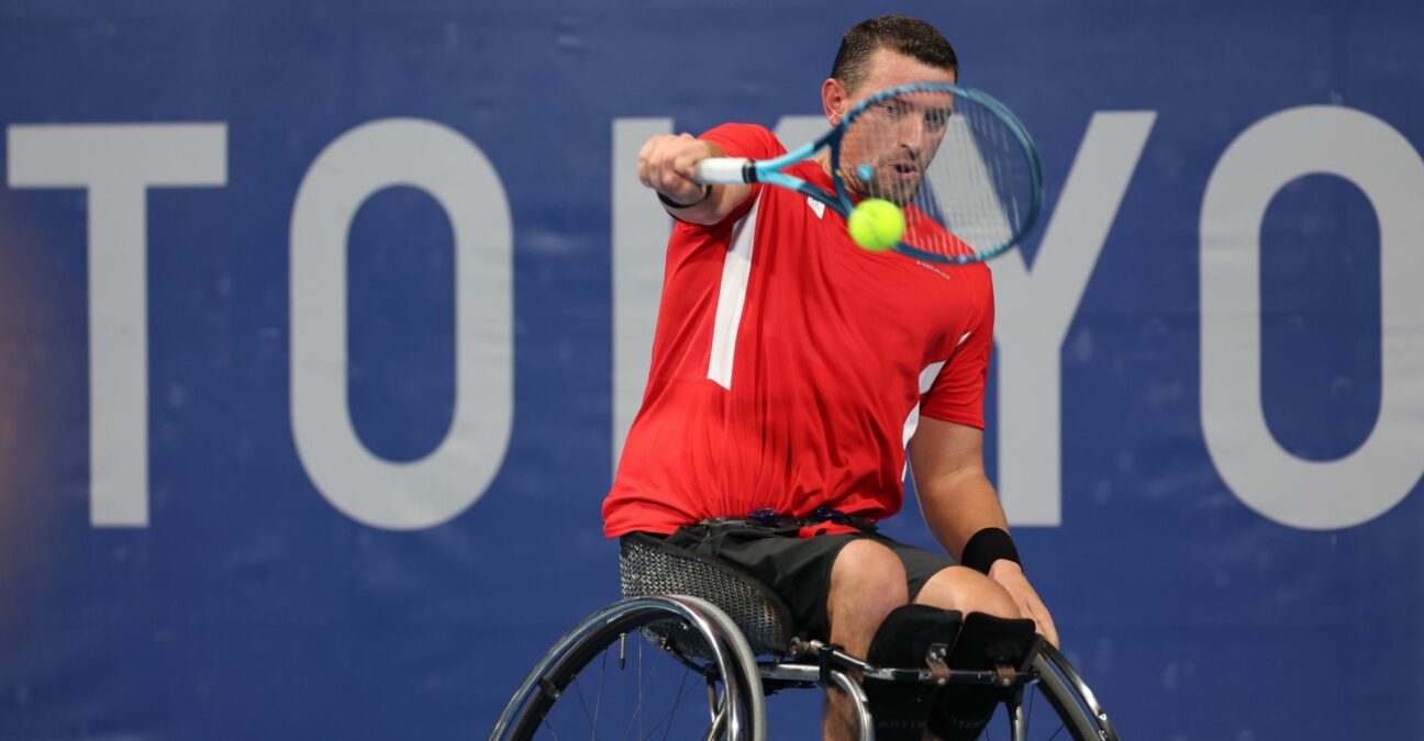 Tokyo 2020 Paralympic Games - Wheelchair Tennis - Joachim Gerard of Belgium