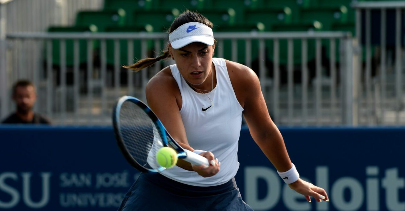 Ana Konjuh advanced to the semi-finals in the Mubadala Silicon Valley Classic tournament