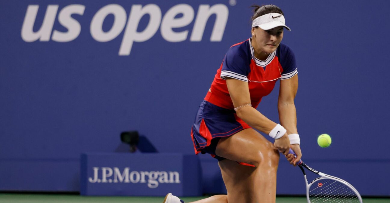 Bianca Andreescu on day four of the 2021 U.S. Open tennis tournament at USTA Billie Jean King National Tennis Center.