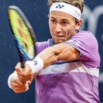 Kitzbuehel - Casper Ruud of Norway during the final match for the Generali Open Tennis Tournament