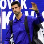 Novak Djokovic at the 2021 US Open