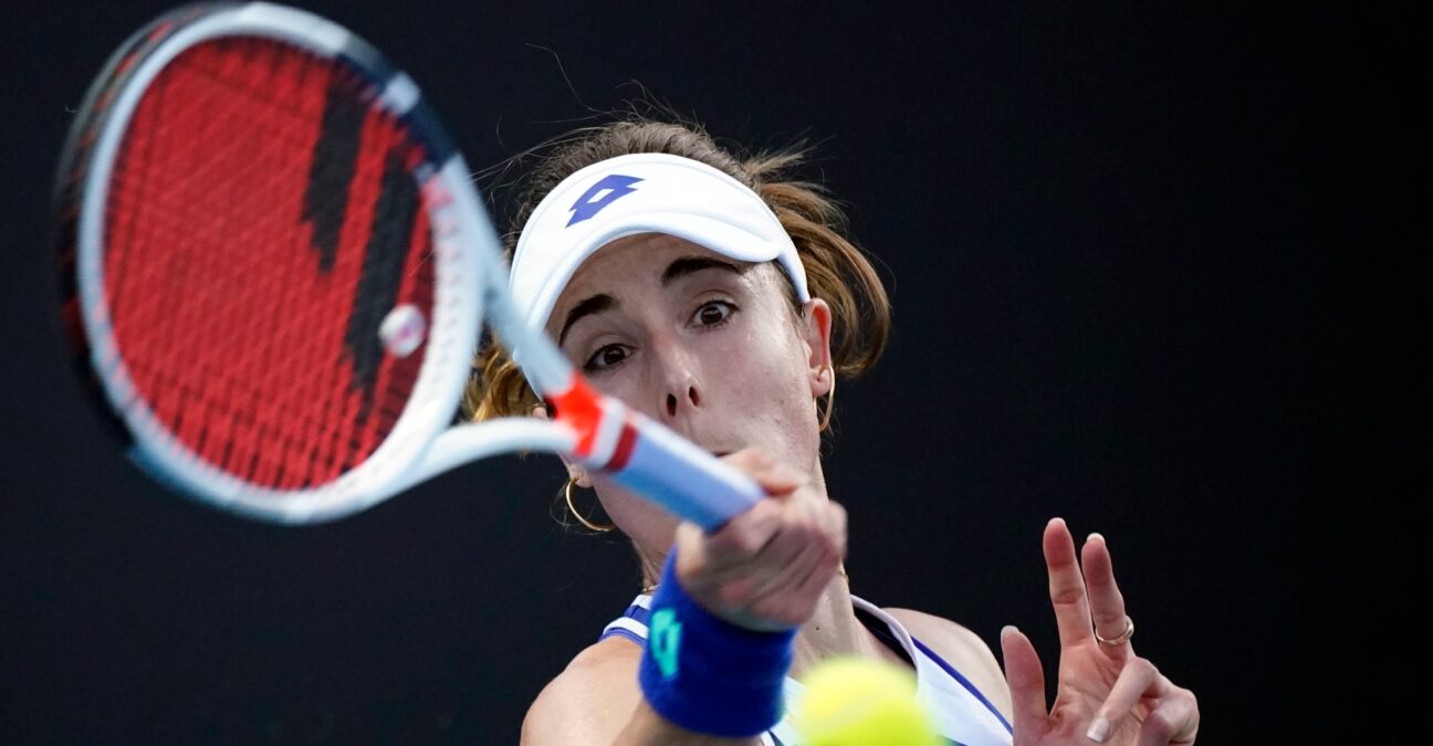 Alize Cornet close-up