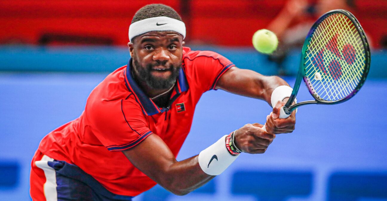 Frances Tiafoe at the Erste Bank Open in Vienna, Austria