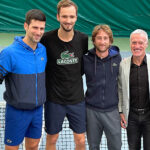 Djokovic, Medvedev, Cervara, Deschamps, Hernandez, Mouratoglou academy