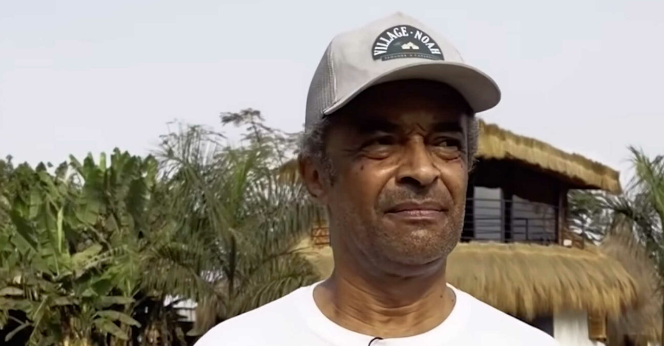 Yannick Noah in Brut's mini-documentary, Cameroon, 2022