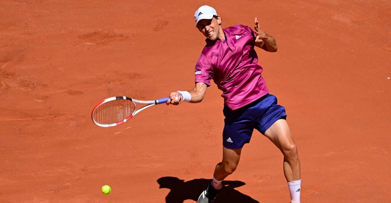 Dominic Thiem at Roland Garros 2021