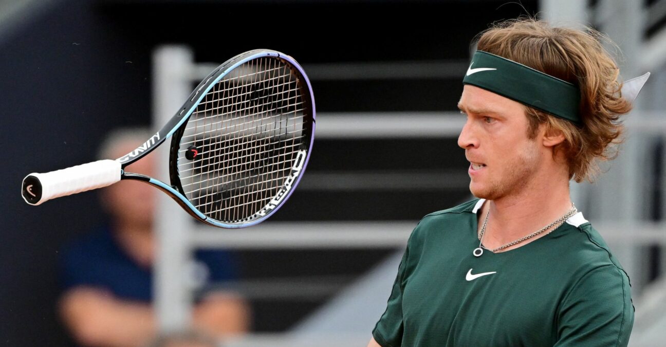 Russia's Andrey Rublev during his second round match against Serbia's Filip Krajinovic Image Credit: AI / Reuters / Panoramic