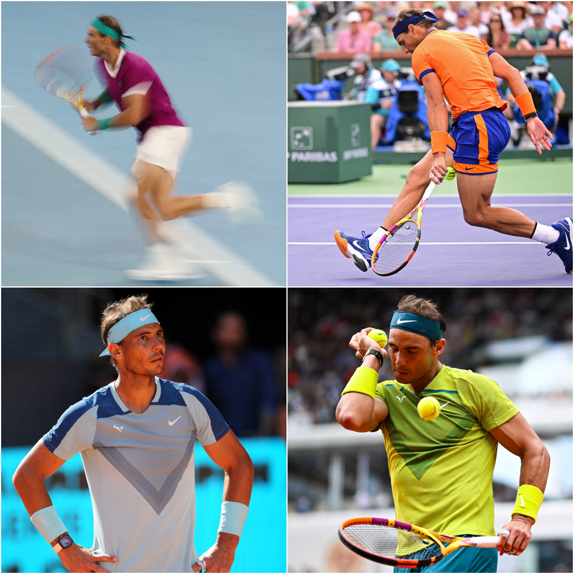 Rafael Nadal's tennis kit in 2022 : history of tennis fashion