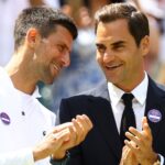 Novak Djokovic and Roger Federer