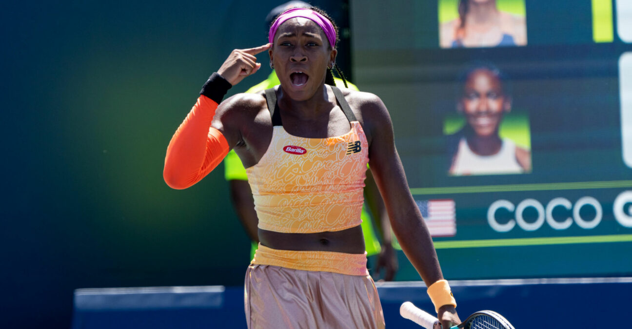 Coco Gauff at the 2022 National Bank Open in Toronto