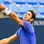 Karen Khachanov at the 2022 Canadian Open in Montreal