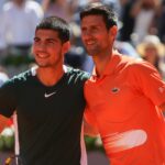 Carlos Alcaraz and Novak Djokovic