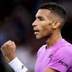 Felix Auger-Aliassime Bercy fist pump