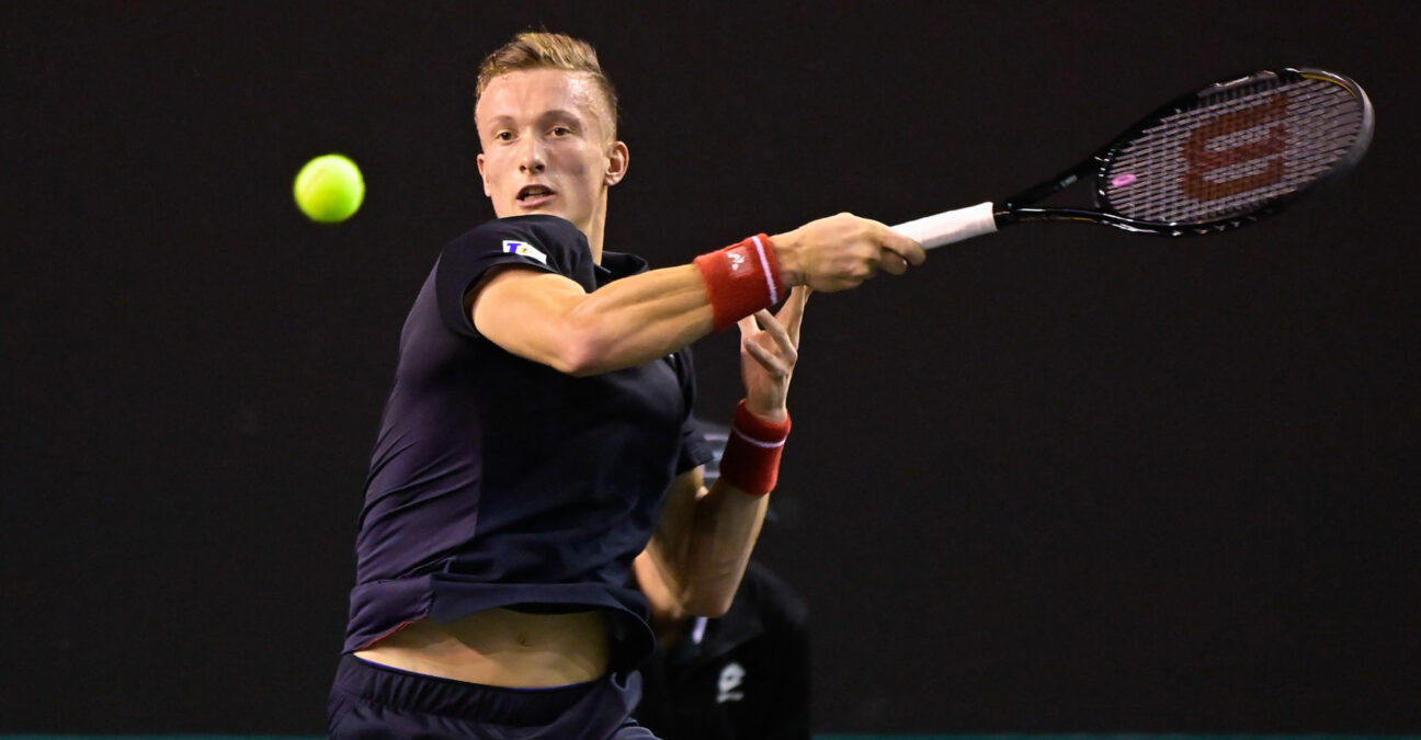 Jiri Lehecka at the 2022 Paris Masters