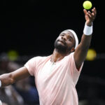 Frances Tiafoe at the 2022 Paris Masters