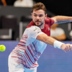 Stan Wawrinka at the Swiss Indoors in Basel in October 2022