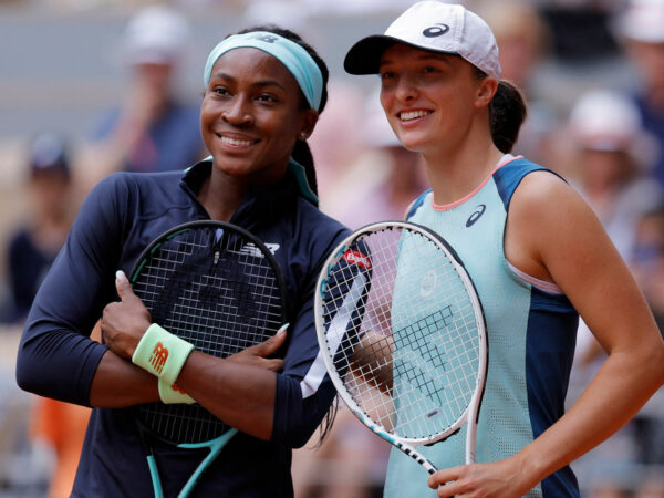 Iga Swiatek and Coco Gauff at Roland-Garros in 2022