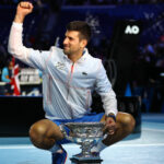 Novak Djokovic at the 2023 Australian Open