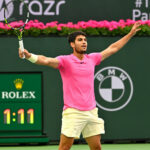 Carlos Alcaraz at the 2023 BNP Paribas Open in Indian Wells