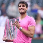 Carlos Alcaraz trophy Indian Wells