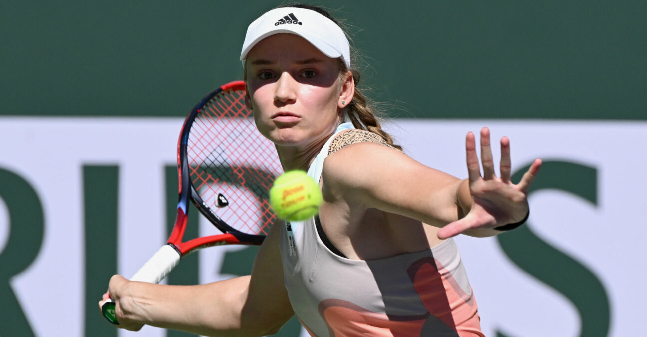 Elena Rybakina at the 2023 BNP Paribas Open