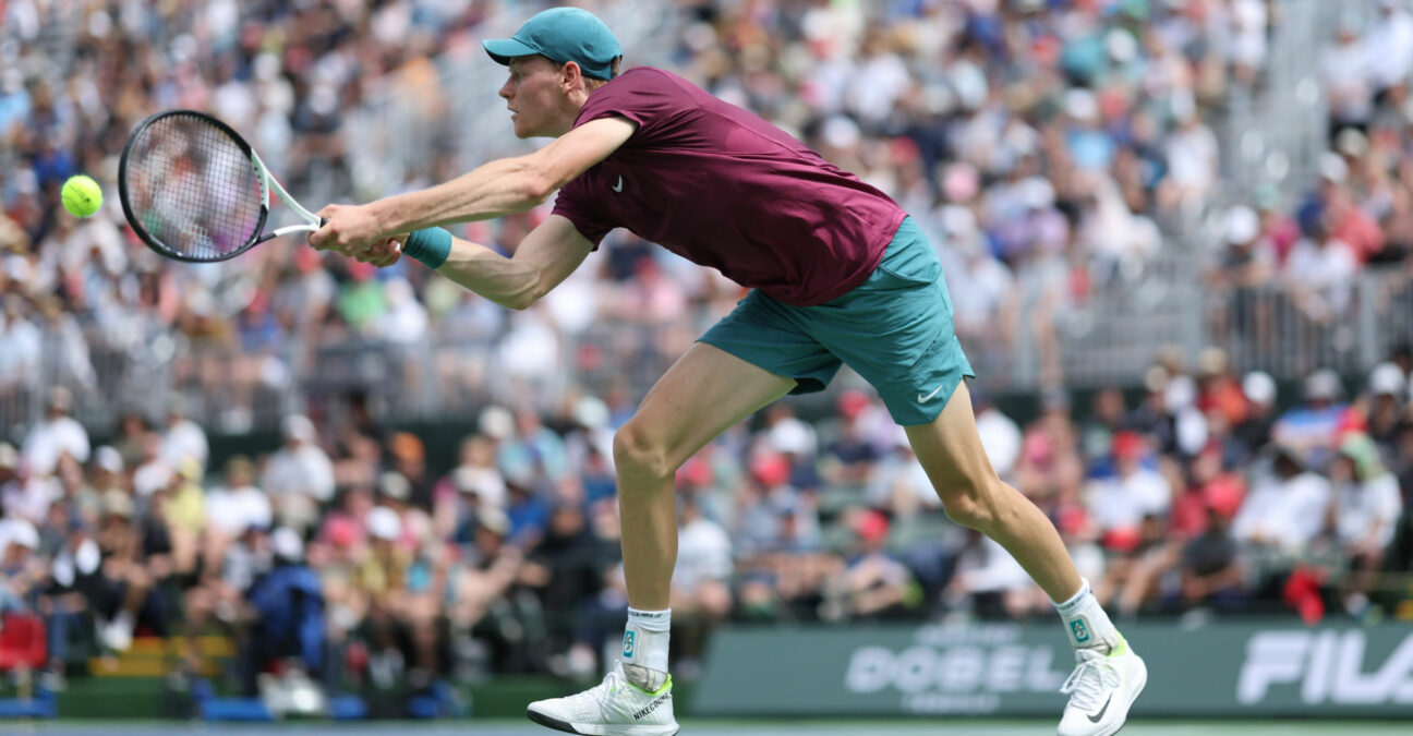 Jannik Sinner at the 2023 BNP Paribas Open