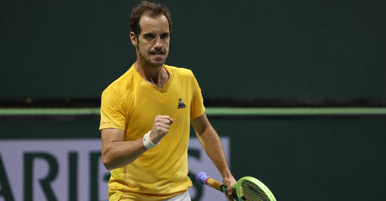 Richard Gasquet at the 2023 BNP Paribas Open at Indian Wells