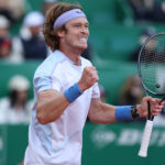 Andrey Rublev at the 2023 ATP Monte Carlo Masters