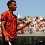 Felix Auger-Aliassime at Roland-Garros