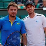 Great Britain's Andy Murray and Switzerland's Stan Wawrinka at Roland-Garros 2017