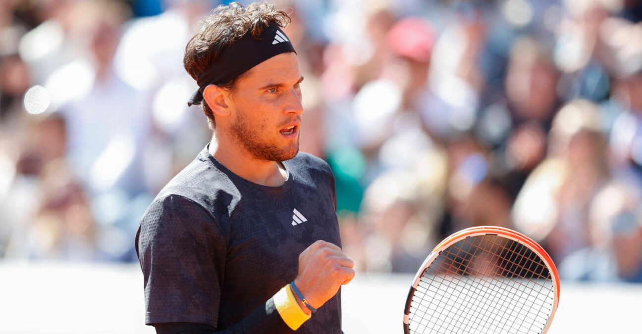 Dominic Thiem during the 2023 BMW Open in Munich