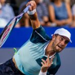 Borna Coric at the 2023 Winston-Salem Open