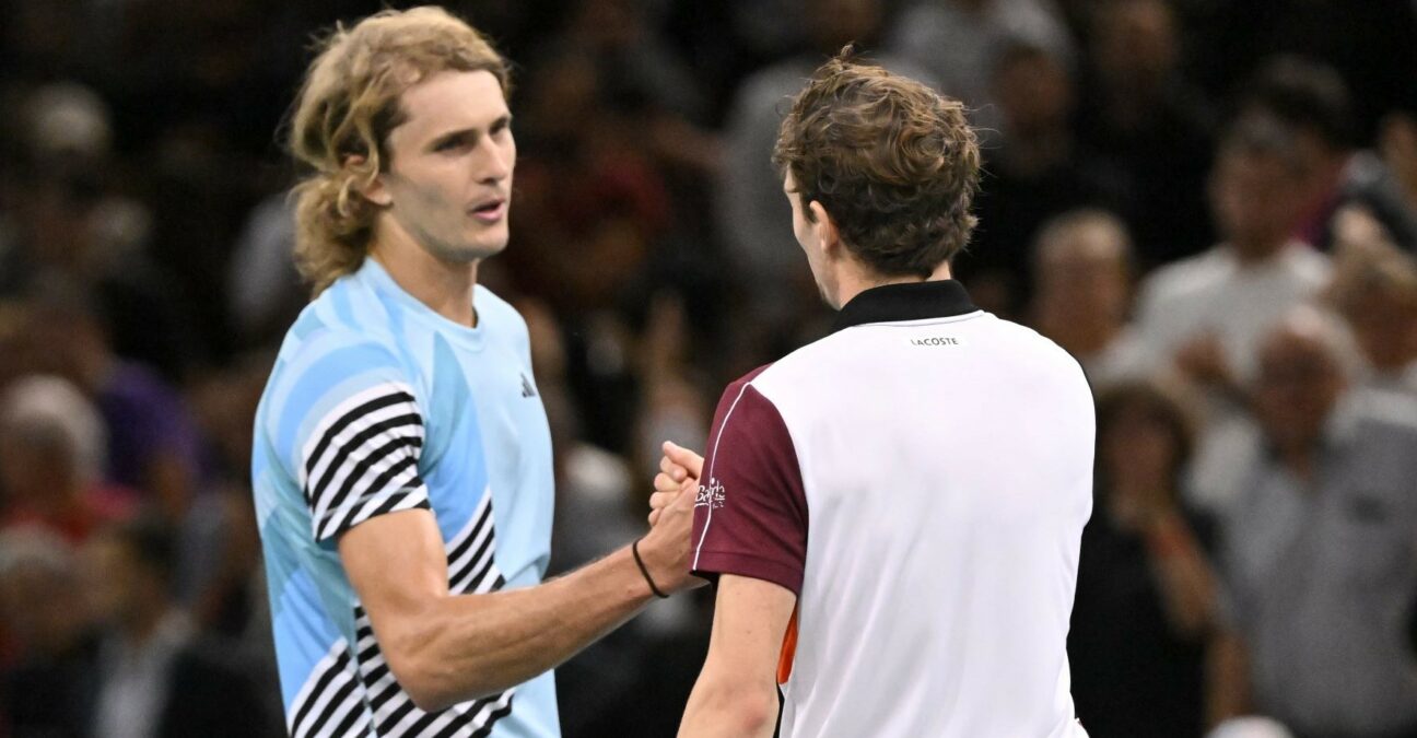 Zverev and Humbert, Paris Masters, 2023