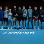 Players with trophy UTS London - Tennis Majors / UTS