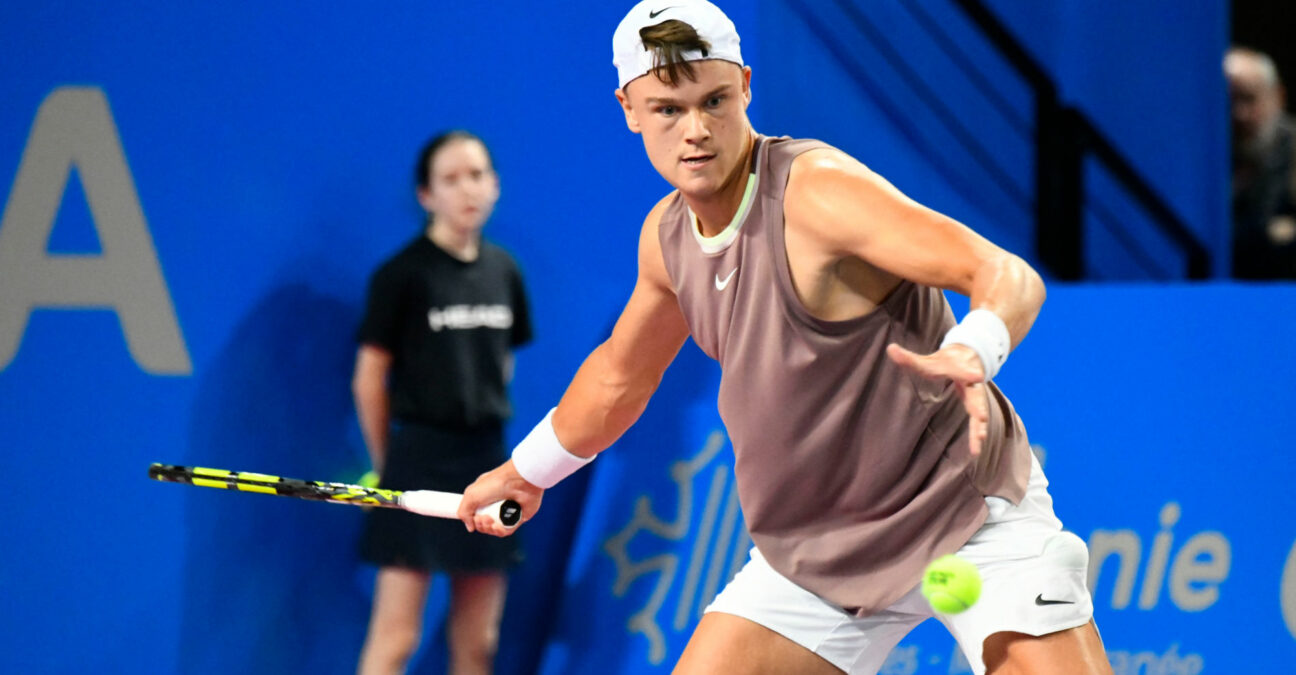 Holger Rune at the Open Sud de France in Montpellier in 2024