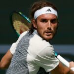 Stefanos Tsitsipas backhand IW 2024