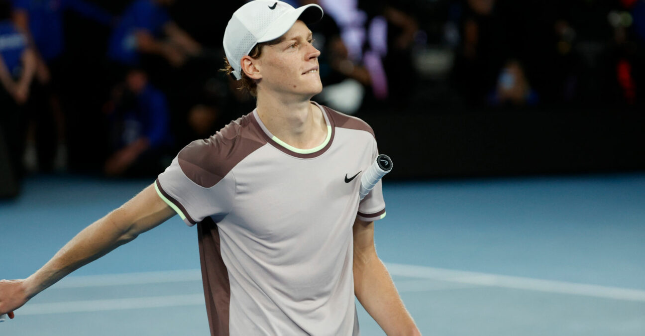 Jannik Sinner at the 2024 Australian Open