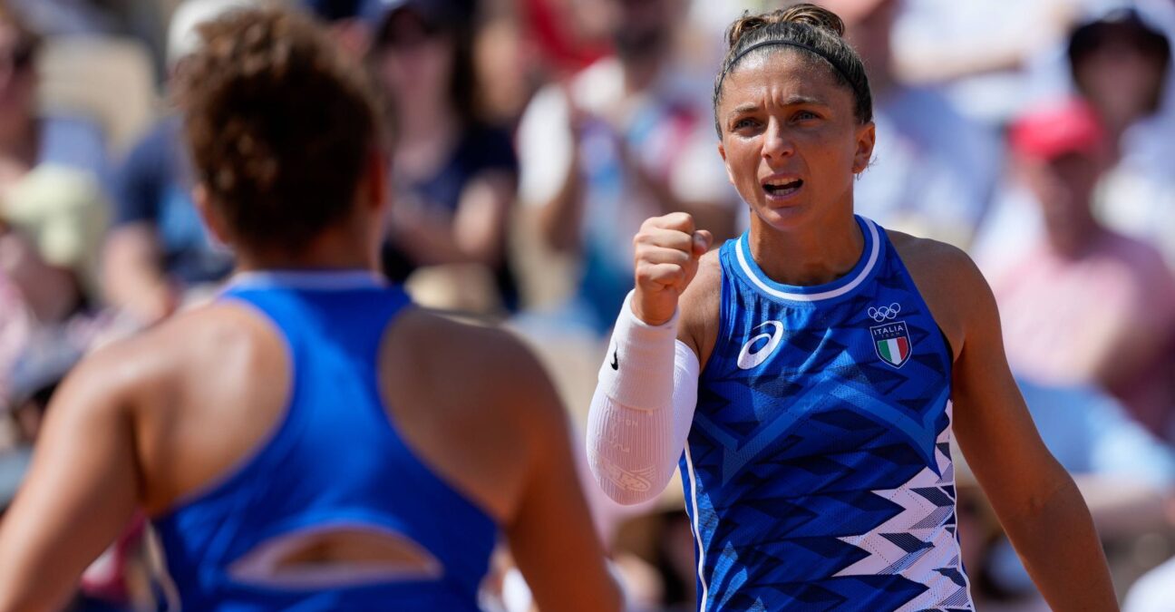 Jasmine Paoline and Sara Errani win gold at the Paris Olympics, 2024