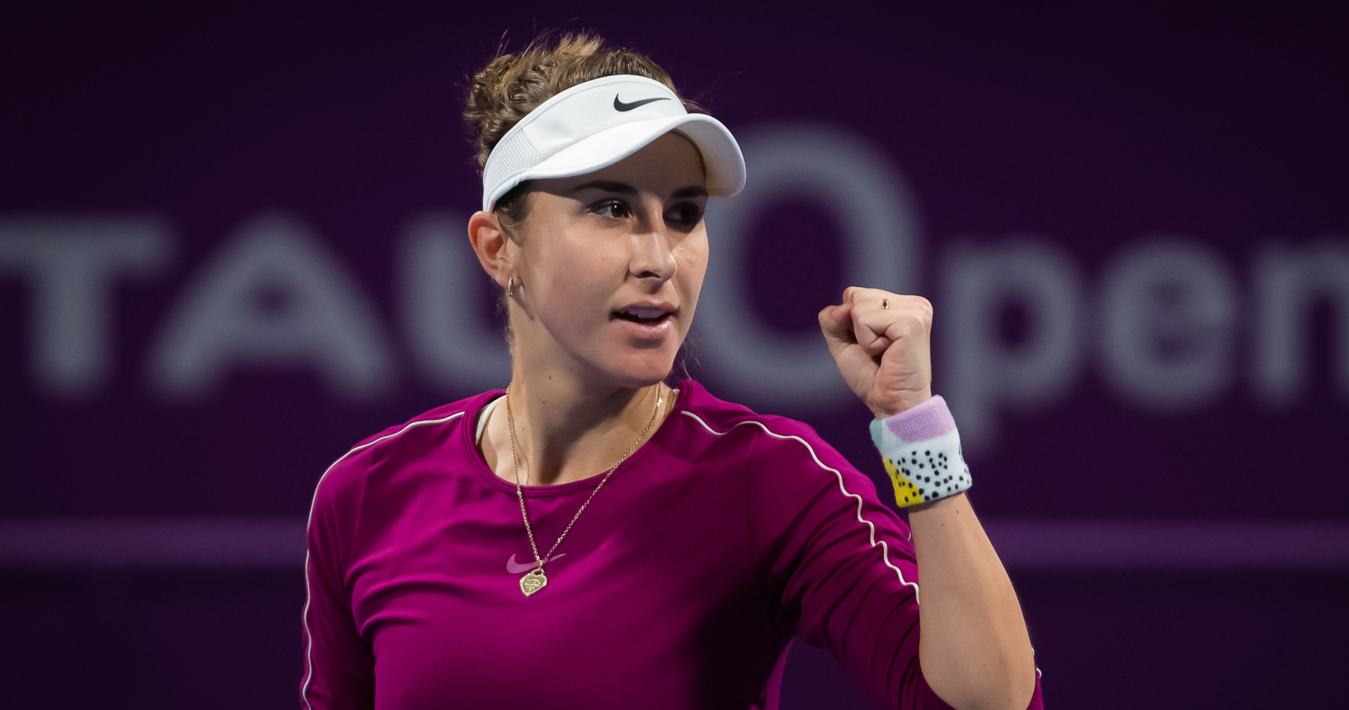 Belinda Bencic in Doha (2020)