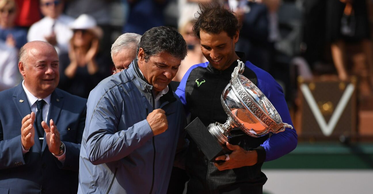 Toni and Rafael Nadal, 2017 Roland-Garros